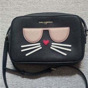 Elegant Black Karl Lagerfeld Women's Bag